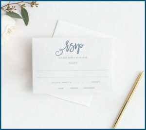 Free Printable Wedding Rsvp Card Templates