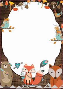 Free Printable Woodland Birthday Invitations