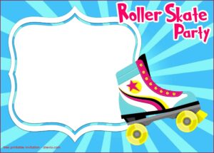 Free Roller Skating Birthday Invitations