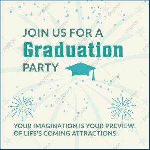 Graduation Ceremony Invitation Card Design