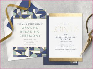 Groundbreaking Ceremony Invitation Template