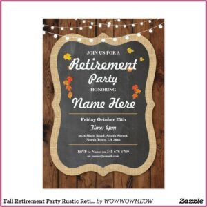 Happy Trails Retirement Invitation