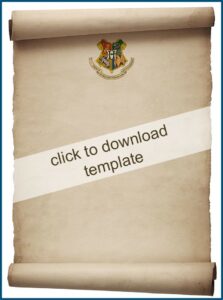 Harry Potter Hogwarts Letter Template Word
