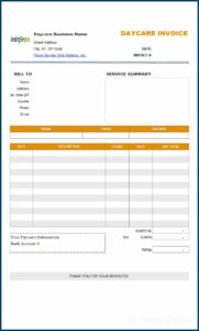 Home Health Care Receipt Template