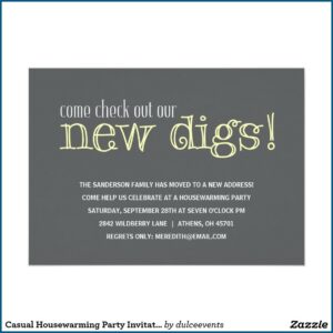 Housewarming Invitation Wording