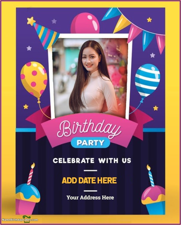 How To Make Invitation Card For Birthday Online Free