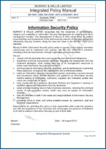 Information Security Policy Template Sans