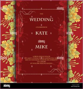 Invitation Card Background Template