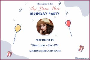 Invitation Card For Birthday Free