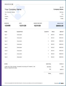 Invoice Samples For Consulting Services