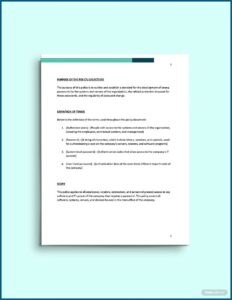 Iso 27001 Password Policy Template