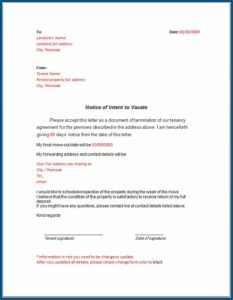 Landlord Eviction Notice Template Uk