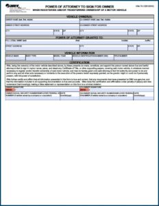 Limited Power Of Attorney Form Virginia
