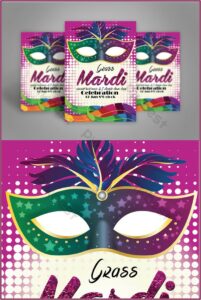 Mardi Gras Invitation Template Free