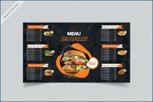 Menu Design Templates