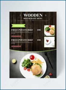 Menu Flyer Template