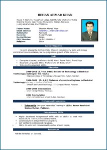Microsoft Office Resume Templates Free Download