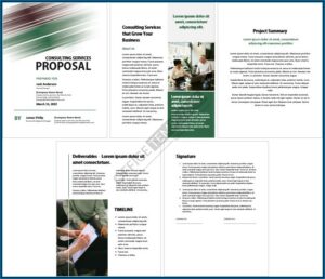 Microsoft Word Consulting Proposal Template
