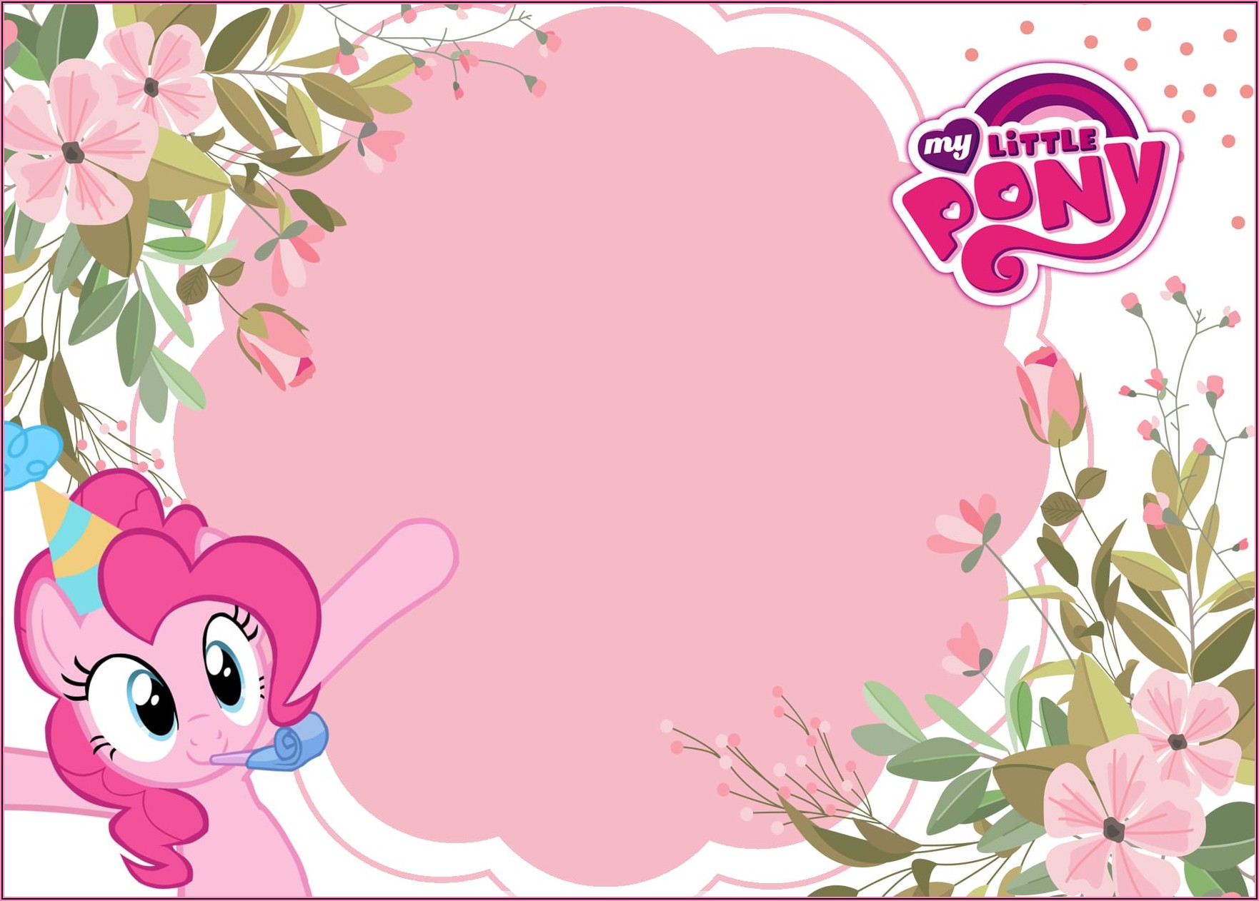 My Little Pony Party Invitation Templates Free