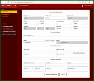 Nbi Online Registration Form 2021