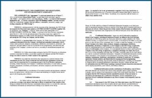 Non Compete Clause Example Uk