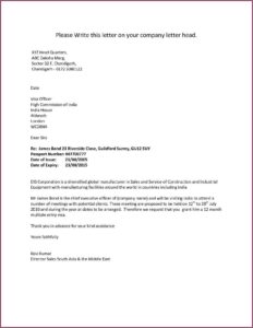 Notarized Invitation Letter For Korean Visa 2019