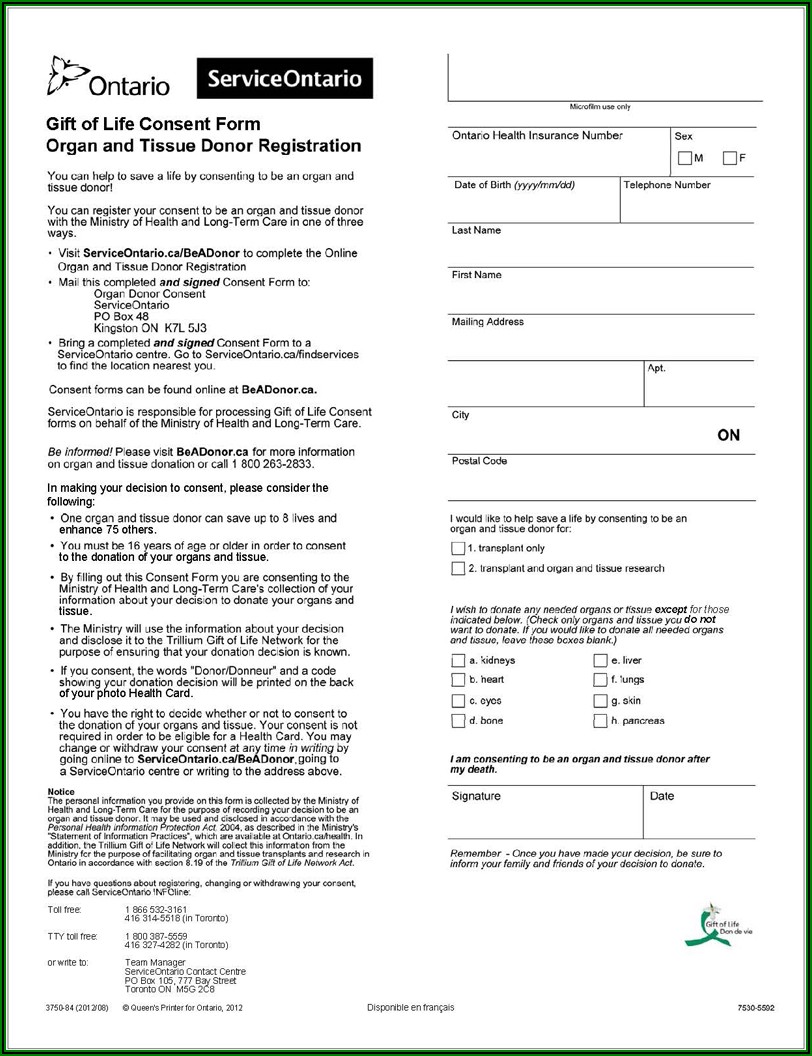 Ontario Disability Forms Online