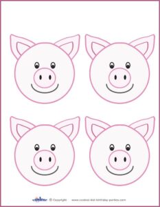 Peppa Pig Blank Invitations