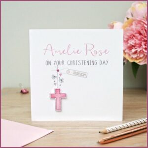 Personalised Christening Cards Uk
