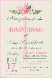 Personalised Christening Invites Uk