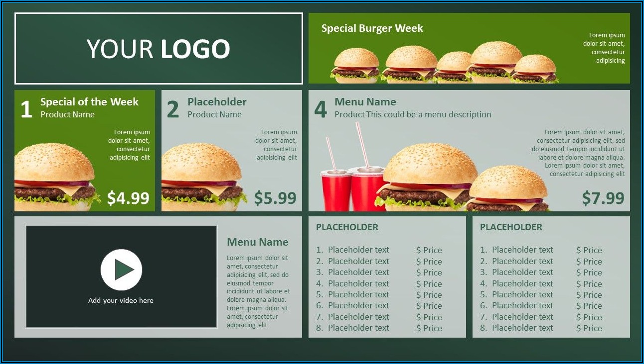 Powerpoint Digital Signage Templates