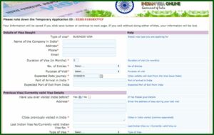 Print Indian Visa Application Form Uk