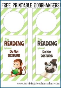 Printable Door Hanger Template