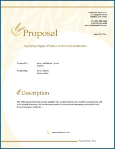 Product Sales Proposal Sample Pdf