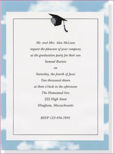 Proper Wording For Graduation Announcement