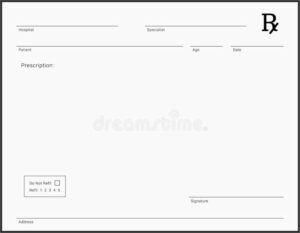 Rx Pad Template