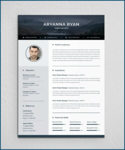 Ryan Cv Resume Template Free Download