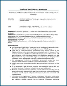 Self Employment Contract Template Hong Kong