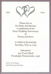 Spanish 50th Wedding Anniversary Invitations