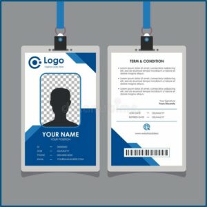 Staff Badge Design Template
