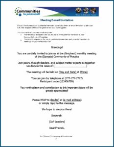 Templates For Meeting Invites