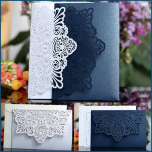 Tri Fold Wedding Invitations