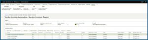 Vendor Invoice Journal Template D365