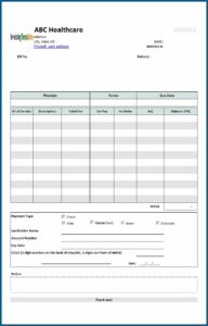 Vendor Invoice Template