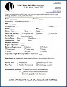 Venue Rental Contract Template