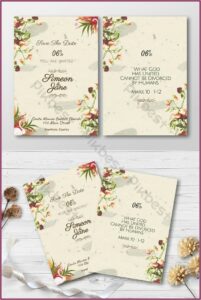 Vintage Wedding Invitation Template