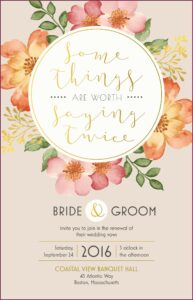 Vow Renewal Invitations Vistaprint