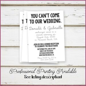 We Got Hitched Invitations