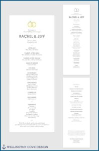 Wedding Ceremony Program Template Word