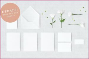 Wedding Invitation Suite Mockup